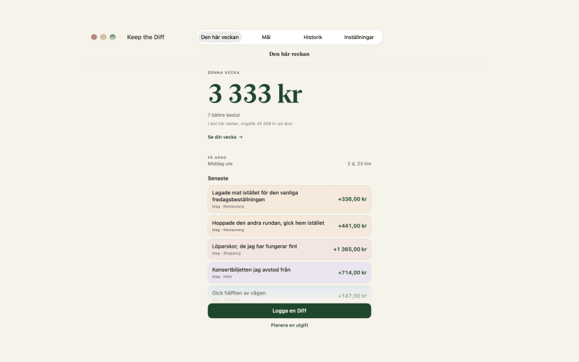 Keep the Diff som en native Mac-app.